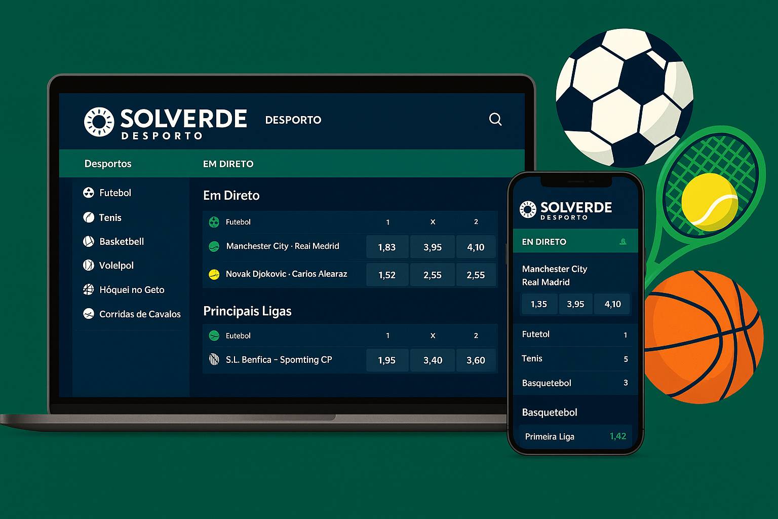 Aposte em apostas esportivas no cassino online SOLVERDE