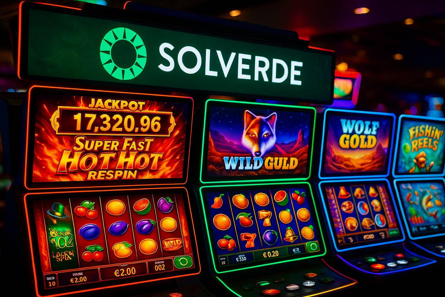 Explore o mundo das slot machines no SOLVERDE Casino